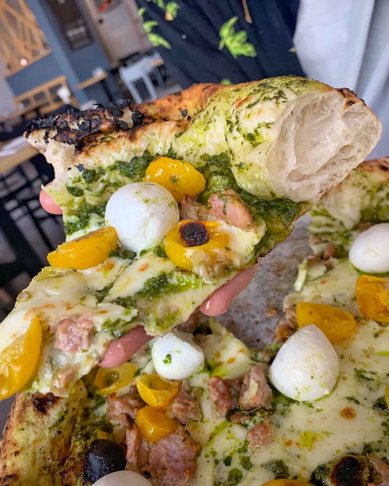pizze speciali al pizza village di Napoli: Vesuvio